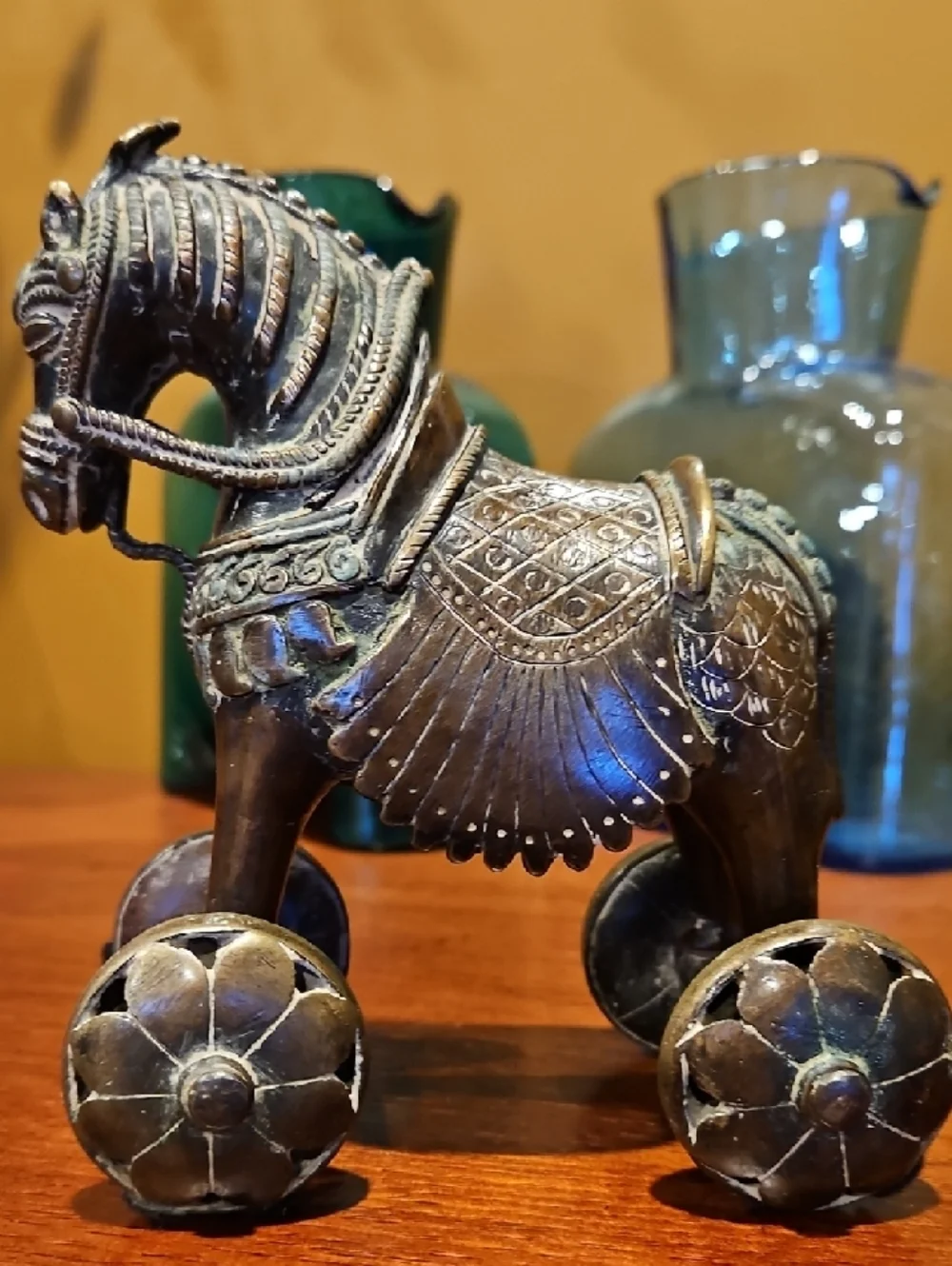 Antique/Vintage 19th Century Bronze Sacred Indian Merwari Horse